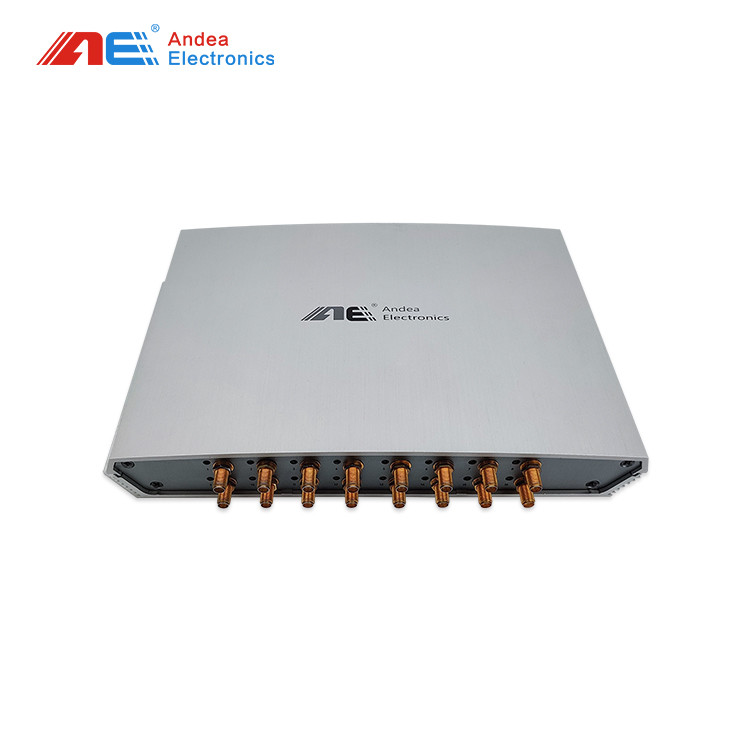 Fixed UHF RFID Long Range Reader With 16 ports Antenna Interface For Asset Tracking