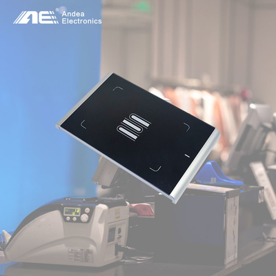bề mặt kết cấu mờ vật liệu Acrylic Đen UHF RFID Reader Cho cửa hàng thanh toán